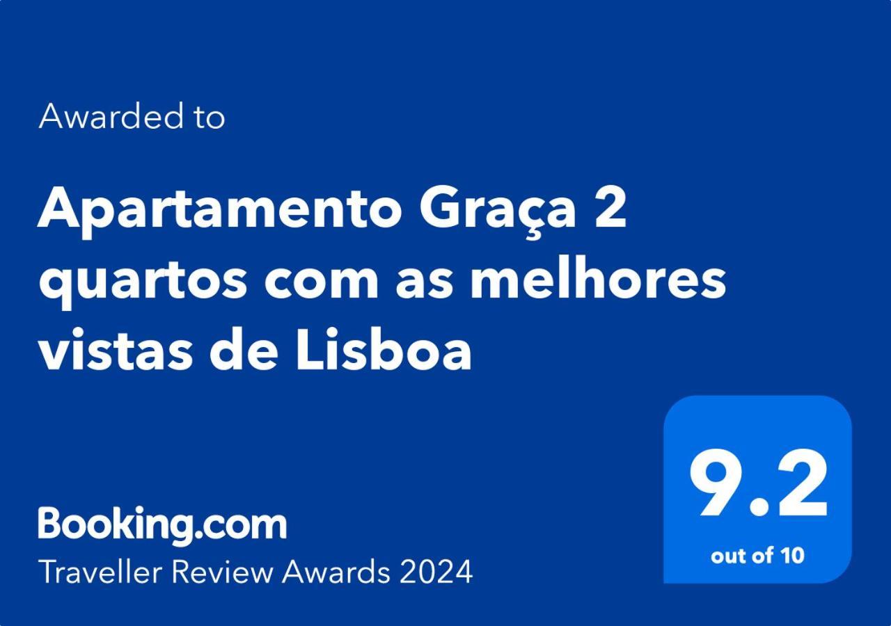 Apartamento Graca 2 Quartos Com As Melhores Vistas De Lisboa 아파트 외부 사진